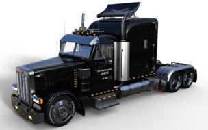 truck power semi trailers model