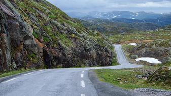 perfect Road Mountain Nature