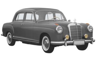 Mercedes Benz drawing