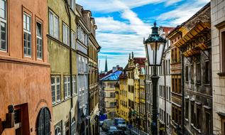 very beautiful Prague Street