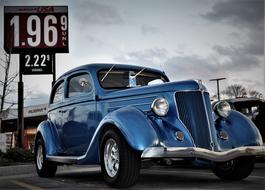 Classic Car blue