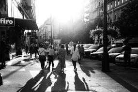 Prague Street Shadows