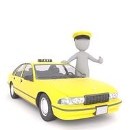 white male 3d model yellow car drawing