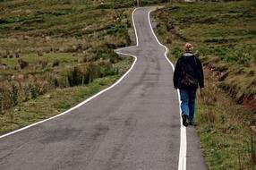 Road Away man