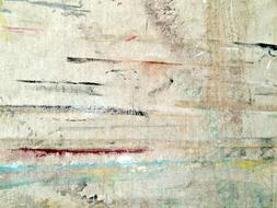 Abstract Painting on white grunge surface