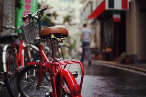 Bicycle red street