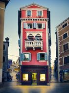 street scene of Rovinj in Croatia