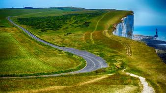unusually beautiful Cliff Coast Road