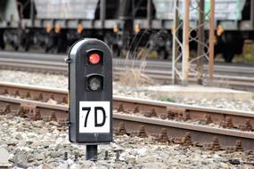 Railway Semaphore Sign