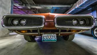 Dodge Car orange