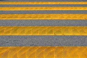 Crosswalk Road yellow grey