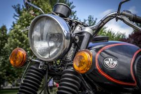 closeup photo of incredibly beautiful Motorcycle