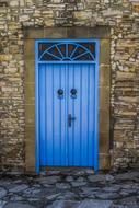 Door Entrance blue