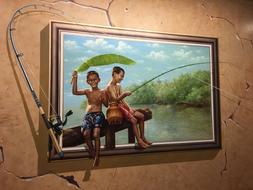 Painting of Asia Culture