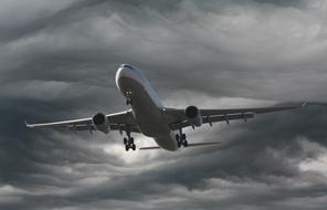 Aircraft Transport, grey sky