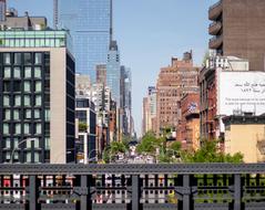 panoramic view of the High Line in New York