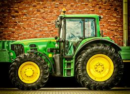 Tractor Vehicle green