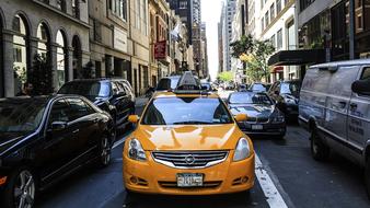 Traffic Manhattan street