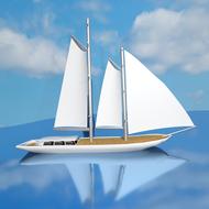 ship yacht sail white drawing