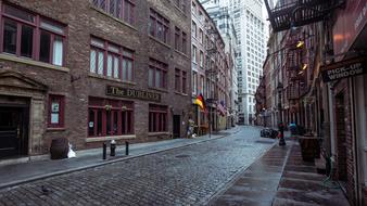cobblestone on a city street