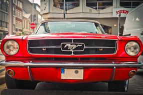 red Ford Oldtimer