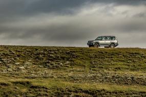Landscape Agriculture and car