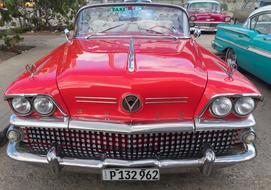 Cuba Havana red car