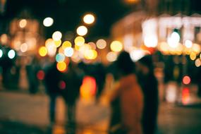 Bokeh on Urban street