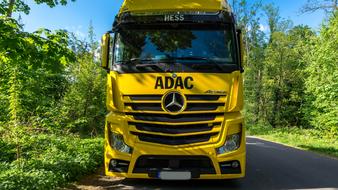 Truck adac yellow