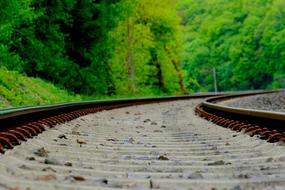 extraordinarily beautiful Railway Line