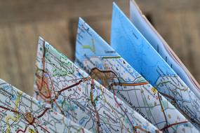 Folding Map Road