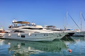 Sea Yacht on Waters