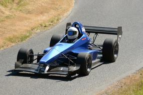 Single Seater Race Car blue