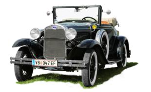 Ford Convertible drawing