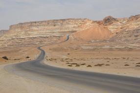 Landscape Sun Hot road