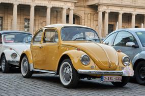 Vintage Volkswagen Beetle Exhibition in Brussels