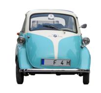 Oldtimer Bmw isetta, small car