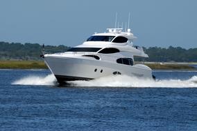 Luxury Yacht sea