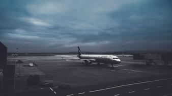 Airport Vnukovo dark