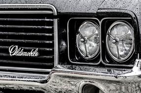 retro Car Front Light