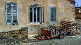 Old House broken Windows