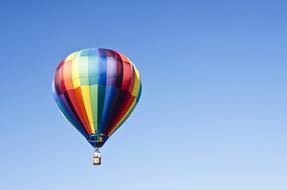 Hot Air Balloon Floating