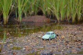 Auto Volkswagen blue toy