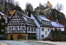 architecture in the historic center in upper franconia