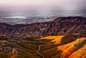picturesque panorama of the valley in Turkey