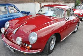 Auto Vehicle red retro