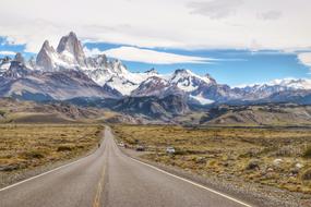 Mountain Road Nature snow