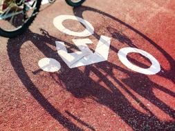 Bike Track sign