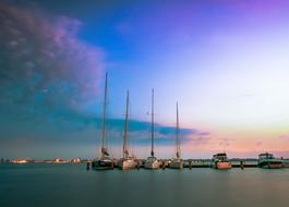 Waters Sky Sunset boat