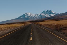 peaceful Road Mountains